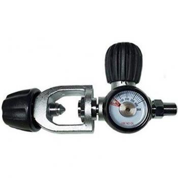 METALSUB Conector INT con MANOMETRO para Buceo, Rosca 1/4 BSP