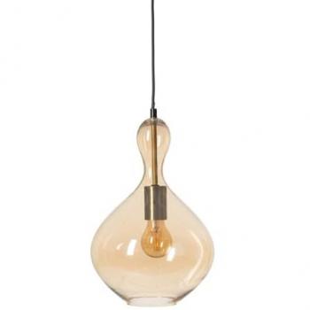 Lámpara de Techo Dorado Caramelo 60 W Ø 23 cm