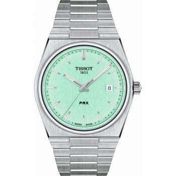 Tissot T-Classic PRX Stainless Steel Light Green Dial Quartz Unisex Watch