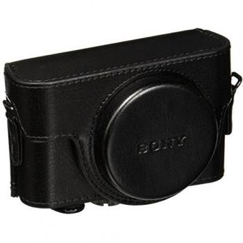 Funda de cuero negra para cámara Sony RX100, modelos I a VI, LCJ-RXFB