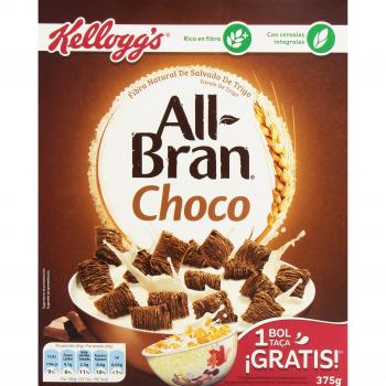 All-Bran Choco - Cereales con chocolate - 375 g - [pack de 7]