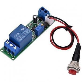 DC 12V Temporizacin Temporizador Retardo Apagado Interruptor Rel de Tiempo Mdulo 1 ~ 10s Ajustable