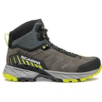 Scarpa Rush TRK GTX Titanium Hiking Boots for Men, Size 43½, Multicolor (Yellow/Gray/Black)