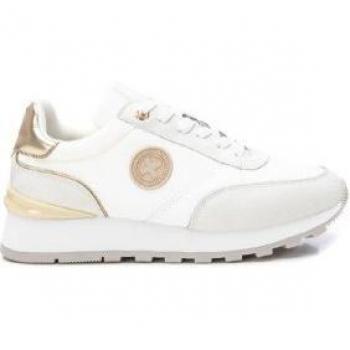 Zapatilla de Mujer Xti 142377 Blanco Roto con Cordón
