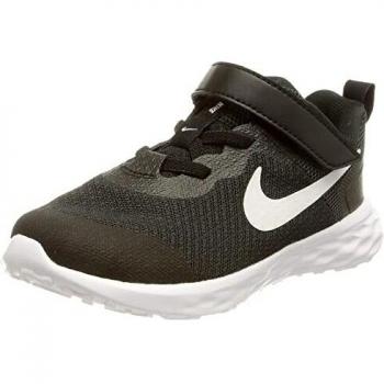 NIKE Revolution 6, Zapatillas de Gimnasia, Black White Dark Smoke Grey, 39 EU