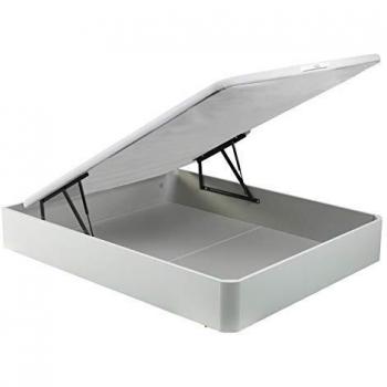 PIKOLIN, canapé abatible 150x190, Servicio de Entrega Premium Incluido, Color Blanco, Alta Capacidad de almacenaje
