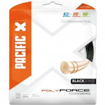 Pacific Poly Vigor Negro Serie Multi-Color - Juego de Cuerdas, 1,24 mm