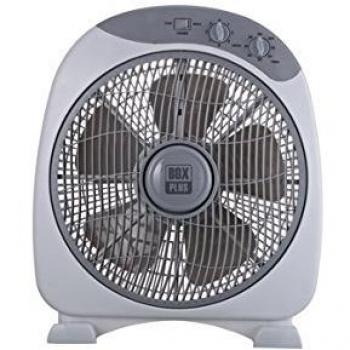VENTILADOR BOX FAN Ø30CM 40W C/TEMPORIZADOR 1H 3VELOCIDADES