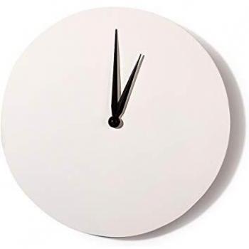 Reloj Decorativo Redondo de MDF Artemio 30 cm Blanco