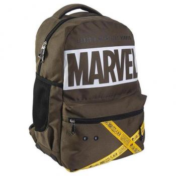 Mochila Escolar Grande Marvel Deadpool 44 cm Verde Oscuro - Cerdá