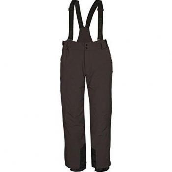 Killtec - Pantalón de esquí Ennio - Pantalón de esquí con tirantes desmontables marrón, color marrón oscuro, tamaño L