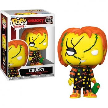 Funko Pop! Movies - Chucky #1249 With Axe (Blacklight) & Funko POP! Chucky (Vintage Halloween)