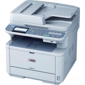 OKI MB451DN - Impresora multifunción láser blanco y negro