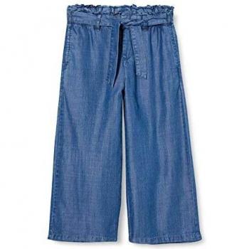 NAME IT Nkfrandi Dnmtakaren 2301 Culotte Noos Pantalón, Denim Azul Medio, 122 para Niñas