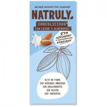 Tableta de Chocolate con Leche y Almendras 85g