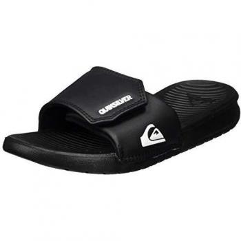 Quiksilver Kids Bright Coast Adjustable Sliders - Black - Size 13K