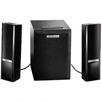 Hercules 4780766 - Altavoces Estéreo 2.1 con Bluetooth, 4W de Potencia, Color Negro Brillante