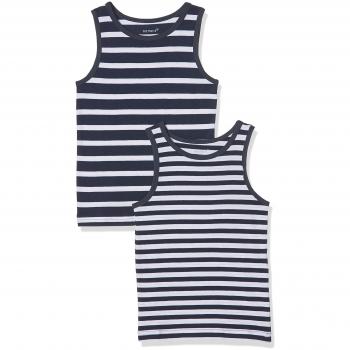 NAME IT Nmmtank Top 2p Dress Blues Noos, Camiseta sin Mangas para Bebés,