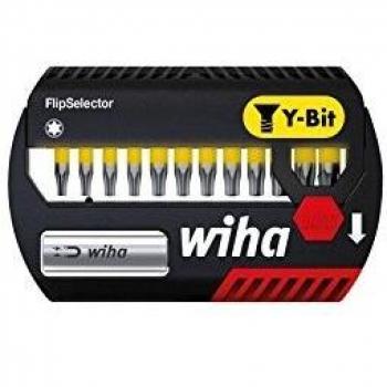 Wiha Juego de bits FlipSelector, 14 unidades de bits en Y de 25 mm TORX®, 1/4 (41828)