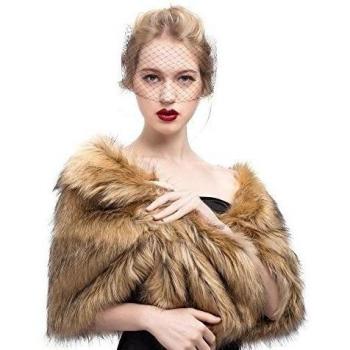BEAUTELICATE - Poncho - para mujer marrón marrón Talla única