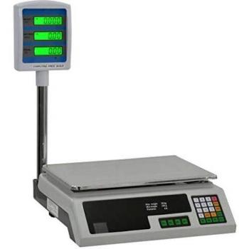 vidaXL Báscula Electrónica de Mesa con Pantalla LCD 30kg Medición Balanza Peso