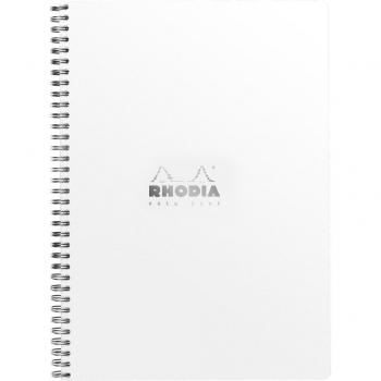 Cuaderno A4+ - Rhodia 193001C - Cuadrado (5x5mm) con margen y marco en la parte superior