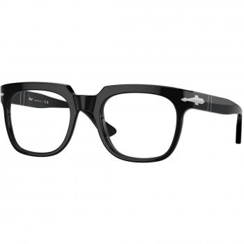 Persol PO3325V 95 Men's Eyeglasses Black Size 50 - Frame Only - Blue Light Block Available