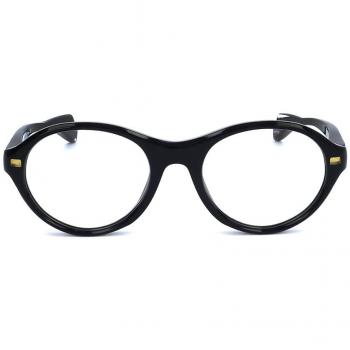 Montura de Gafas para Mujer Alyson Magee AMO 016 BLACK, Armazones Negros, Lentes Recetados, Diseño Elegante