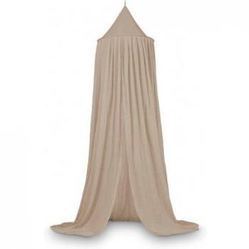 Klamboe Vintage Jollein 245 cm Nougat - Mosquitera Beige para Cuna y Camas Infantiles