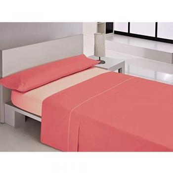 Libela Vegas Juego de Sábanas, Microfibra, Coral, CAMA DE 180 Cm