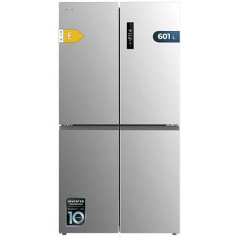 Frigorífico Combi No Frost 4 Puertas Inox Bolero CoolMarket 601L Motor Inverter Fast Cooling