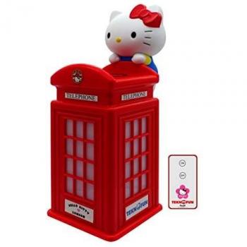 Teknofun- London Booth Charger Cargador inalámbrico para Smartphone, Color Rosso
