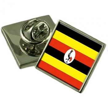 Uganda Bandera Insignia de solapa 18mm Seleccione bolsa de regalo