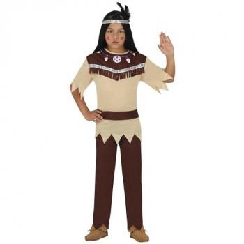 Disfraz Infantil Indio Cherokee Talla 3-4 Años