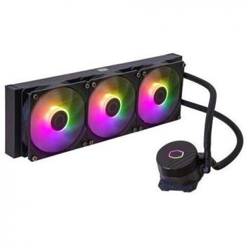 Cooler Master Refrigeración Líquida AIO MasterLiquid 240 Atmos ARGB Blanco, Bomba Doble Cámara, Ventiladores SickleFlow 120 Edge Preinstalados, ARGB Gen 2, compatible con LGA170