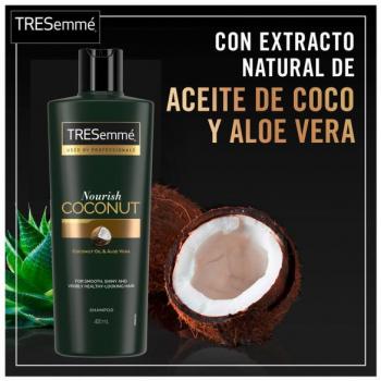 Tresemme Botanique Nutre & Fortalece Champú y Mascarilla para Cabellos Secos y Dañados, Coco y Aloe Vera, Pack 400 ml + 300 ml
