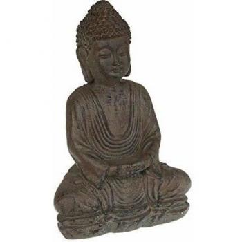 Estatua de Buda Marrón H28 cm - Atmosphera Creador de Interiores