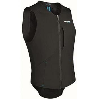 Komperdell AIR 2019/20 6318-207 - Chaleco de esquí y snowboard para hombre, todo el año, color black cyan, tamaño small