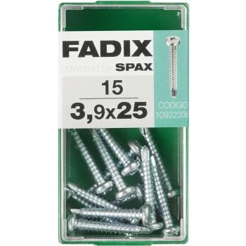 Tornillo Roscachapa Cabeza Redonda Ø3,9 x 25 mm - Caja 15 Uds