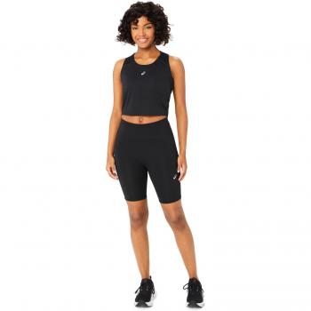 Short de mujer Asics Road 8 pulgadas alta cintura para correr