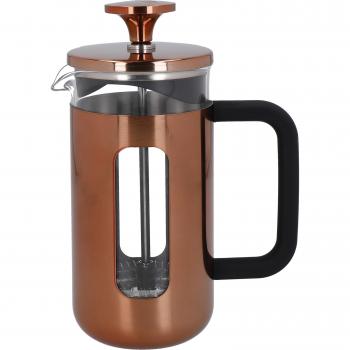 La Cafetiere Pisa Glass Cafetiere with Stainless Steel Frame - Bronze / 13cm