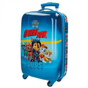 La Patrulla Canina Pups Equipaje Infantil, 33 Litros, Color Azul