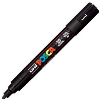 Rotulador Uni Posca PC-5M Punta Cónica Negro