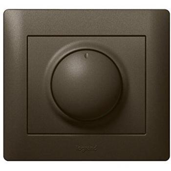 Legrand galea life - Tapa+boton mando rotativo para regulador luz bronce