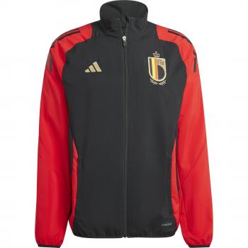 Belgium FA adidas Training Presentation Jacket - Black