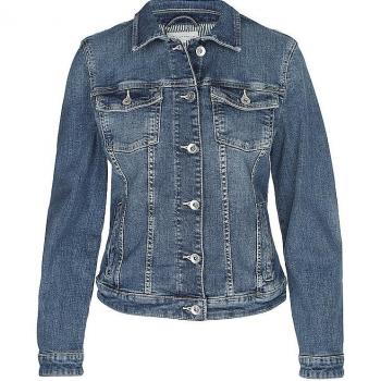 Cazadora Vaquera de Mujer TOM TAILOR Azul con Reciclaje de Algodón, Talla XXL