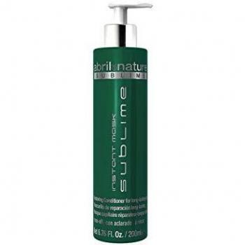 abril et nature | Reparación de cabellos teñidos SUBLIME | Mascarilla Capilar Profesional de Peluquería para pelo teñido o decolorado | Cabello dañado o cabello grueso | Reparación y fácil peinado – 200ml