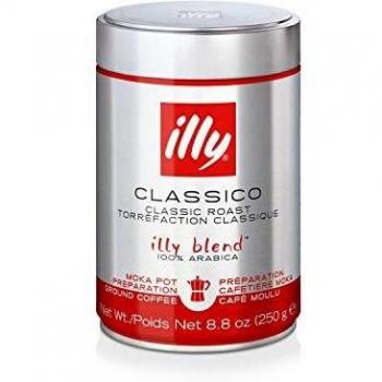 illycaffè Illy Classico - Café Molido Moka del Tueste, 1 Lata de 250 G