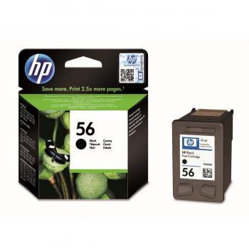 Cartucho de tinta original HP 56 negro C6656AE