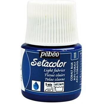 Pintura Textil Setacolor 45 ml Azul Cobalto para Telas Claras